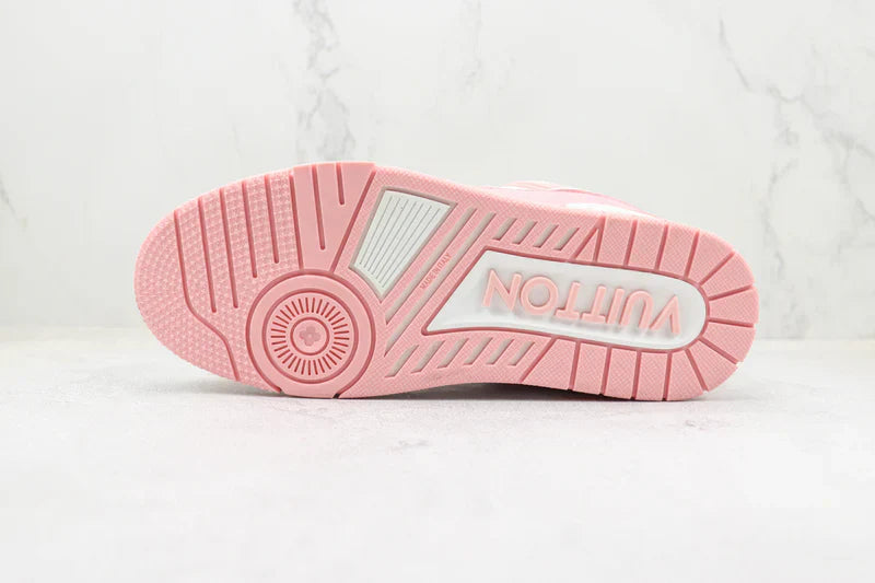 L. Vuitton Trainer Pink Rose