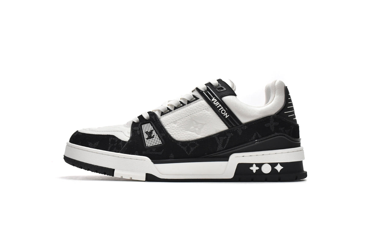 L. Vuitton Trainer White Black