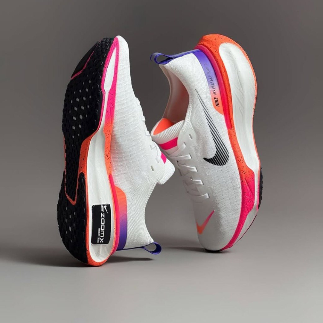 Nike Invincible Run 3 - Branco/Hyper Rosa