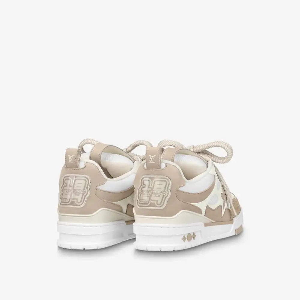 L. Vuitton LV Skate Sneaker Beige White