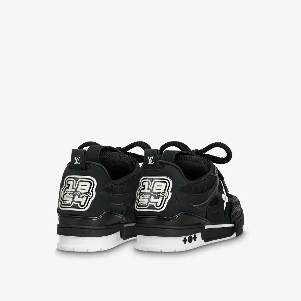 L. Vuitton LV Skate Sneaker Black White