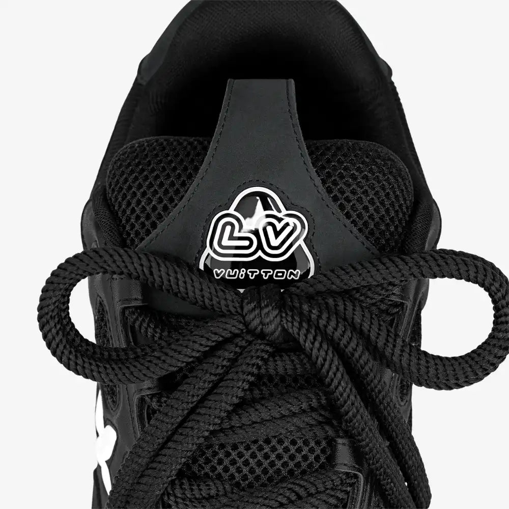L. Vuitton LV Skate Sneaker Black White
