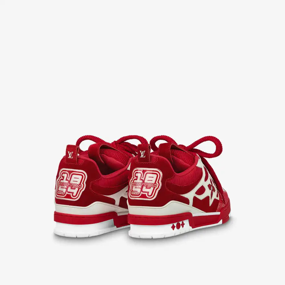 L. Vuitton LV Skate Sneaker Red White