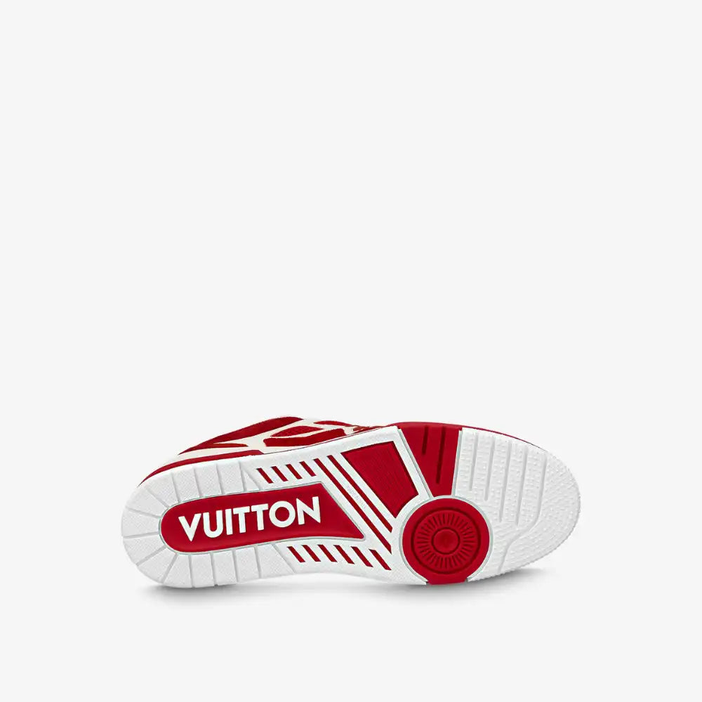 L. Vuitton LV Skate Sneaker Red White