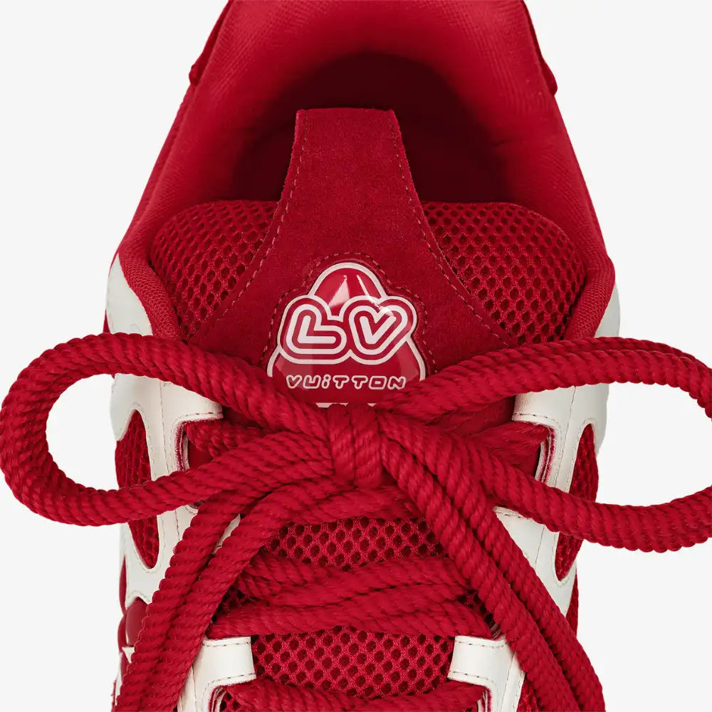 L. Vuitton LV Skate Sneaker Red White