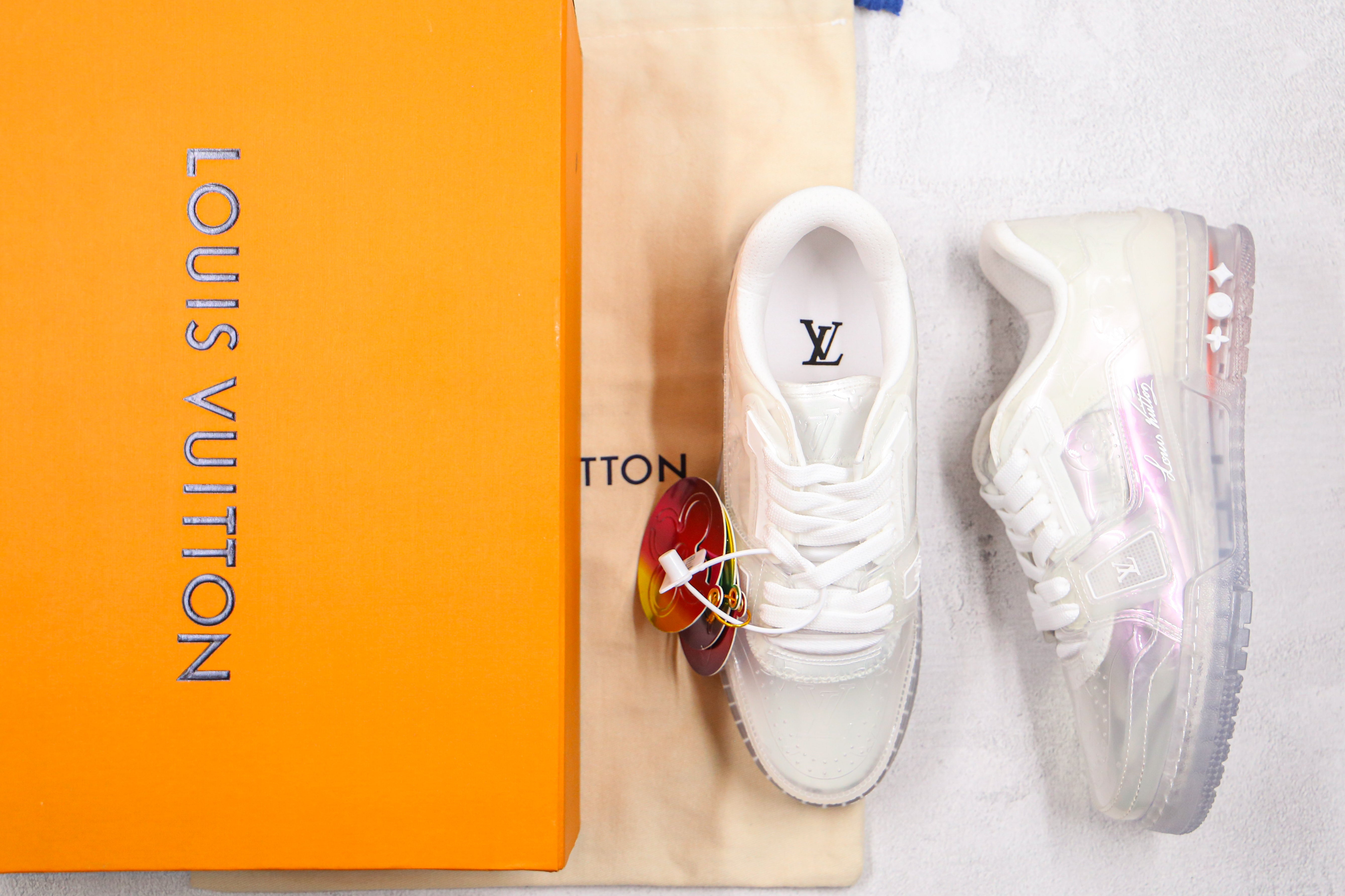 L. Vuitton Trainer Sneaker Transparent