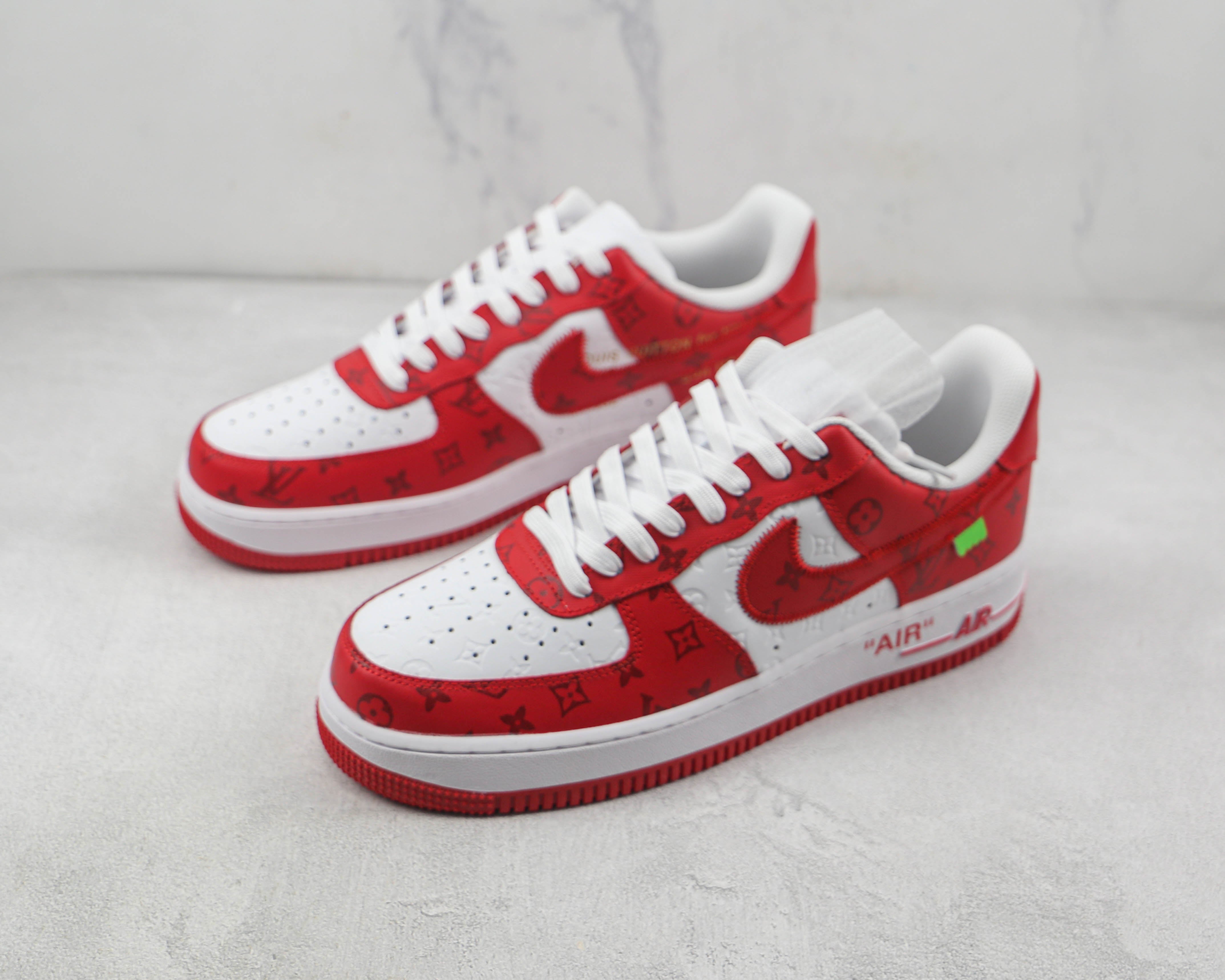 Air force 1 Low L. Vuitton By Virgil Abloh White Red