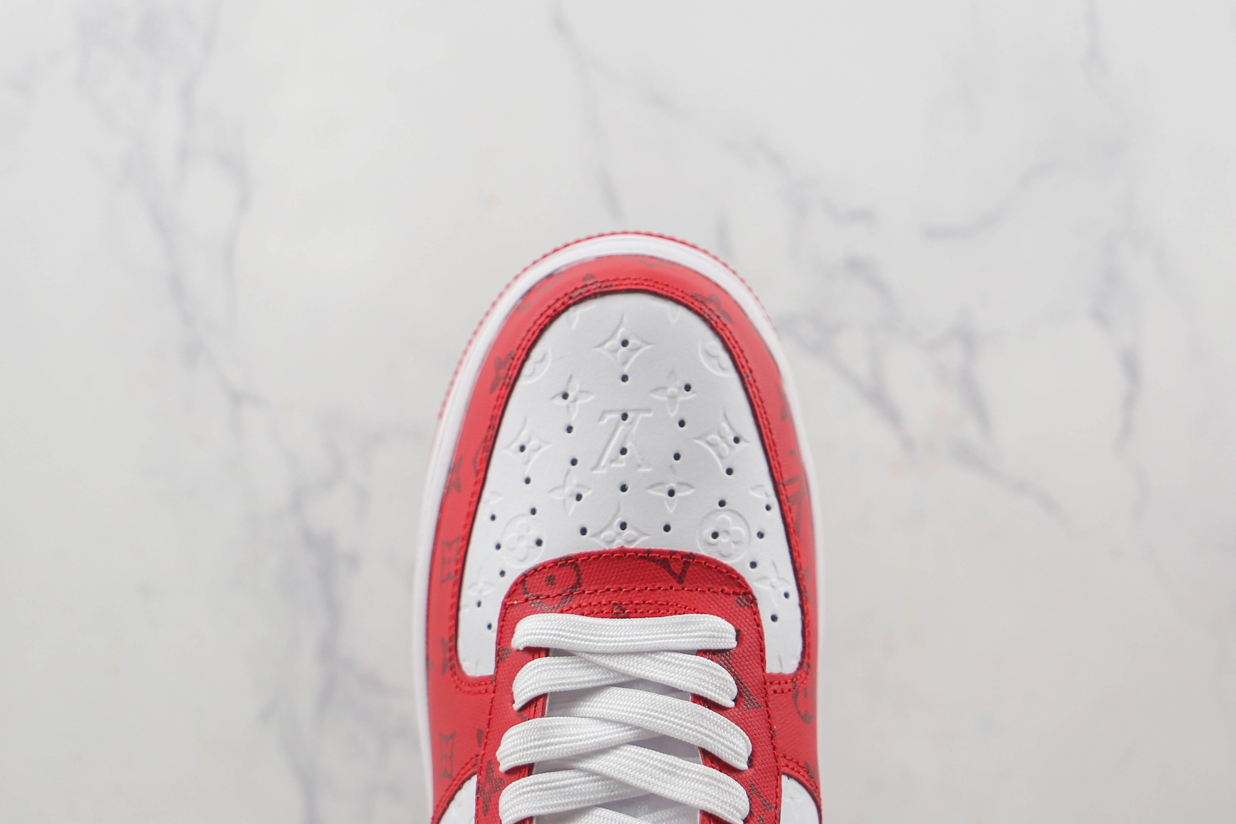 Air force 1 Low L. Vuitton By Virgil Abloh White Red