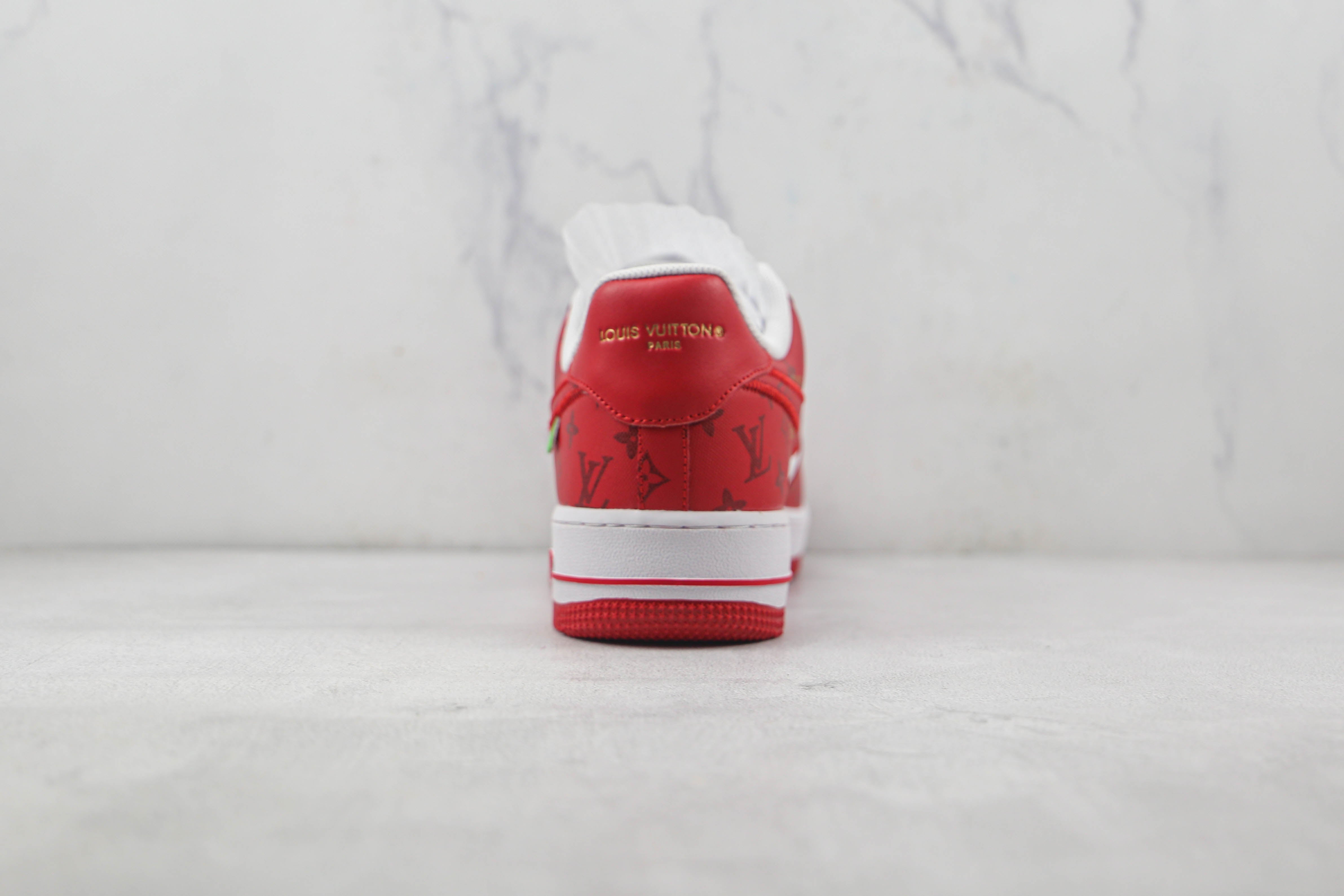 Air force 1 Low L. Vuitton By Virgil Abloh White Red
