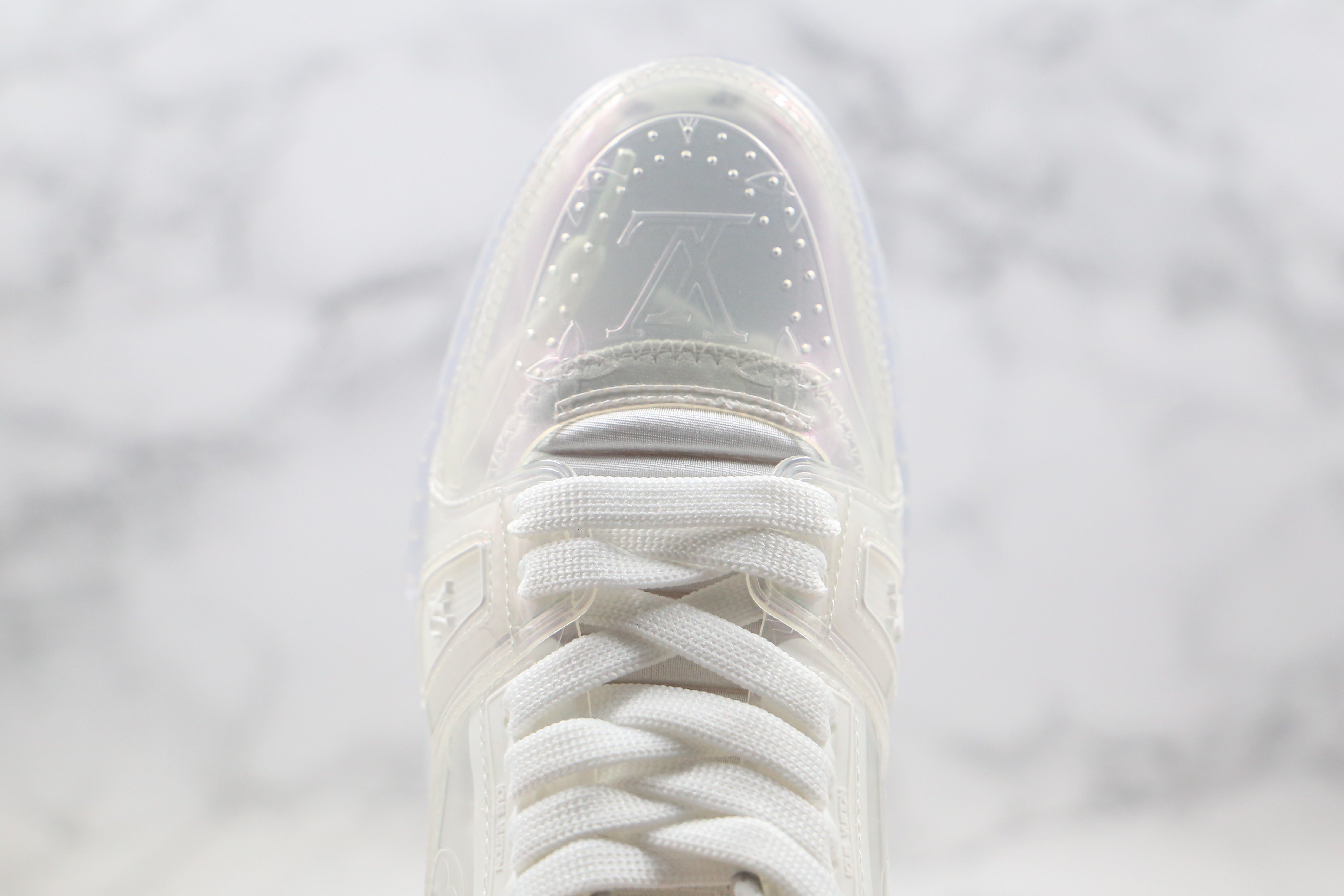 L. Vuitton Trainer Sneaker Transparent