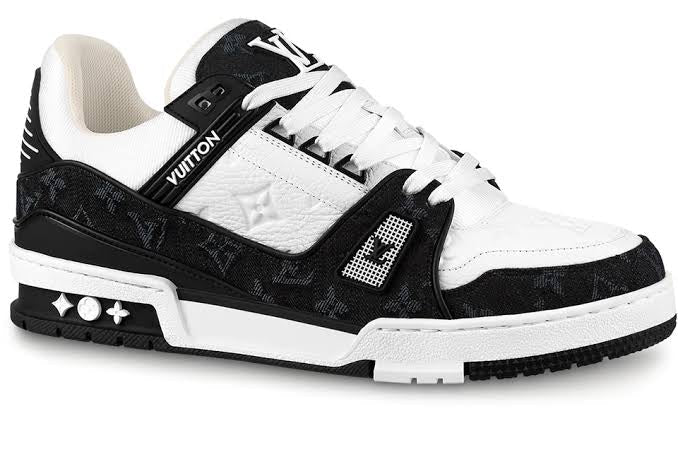 L. Vuitton Trainer White Black