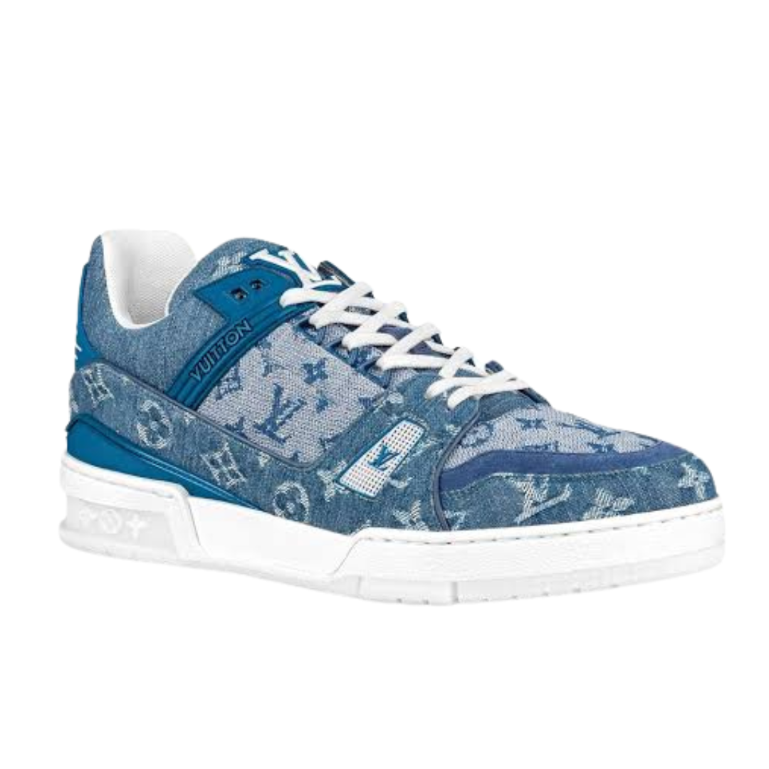 L. Vuitton Trainer Sneaker Denim Monogram