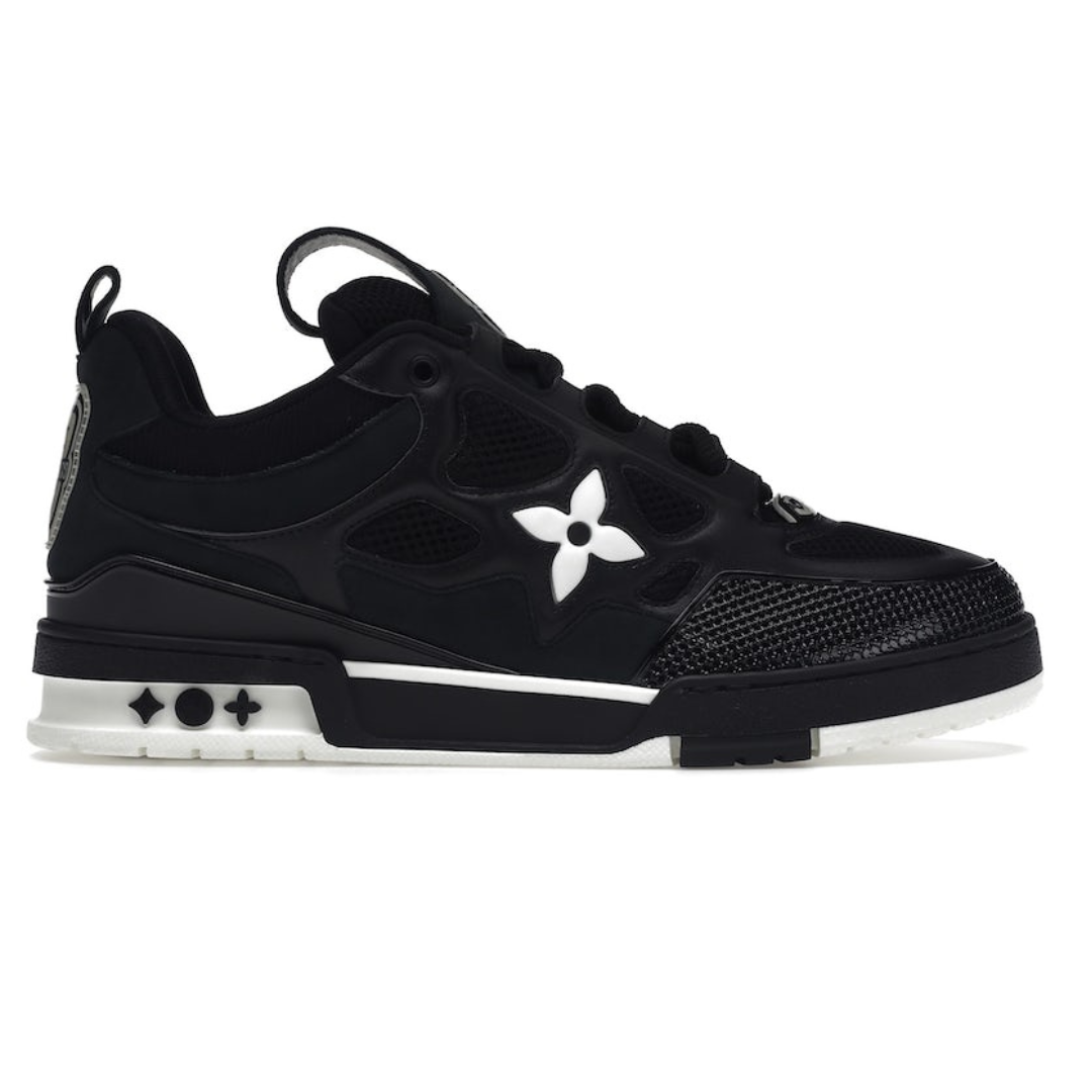 L. Vuitton LV Skate Sneaker Black White