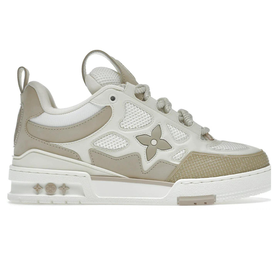 L. Vuitton LV Skate Sneaker Beige White