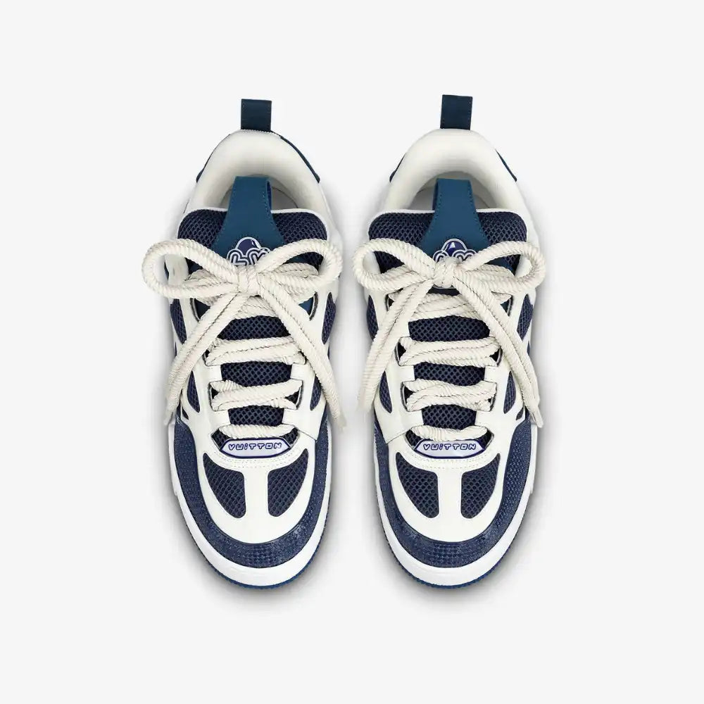 L. Vuitton LV Skate Sneaker Marine White