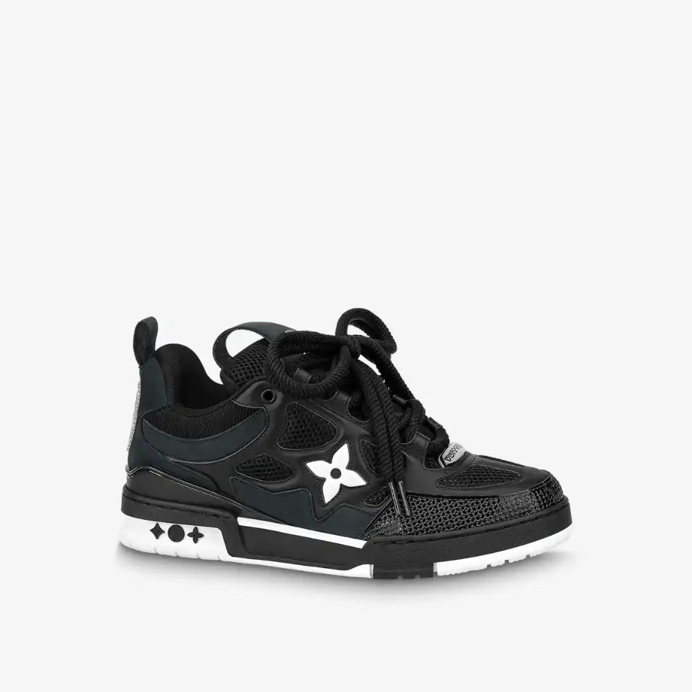 L. Vuitton LV Skate Sneaker Black White
