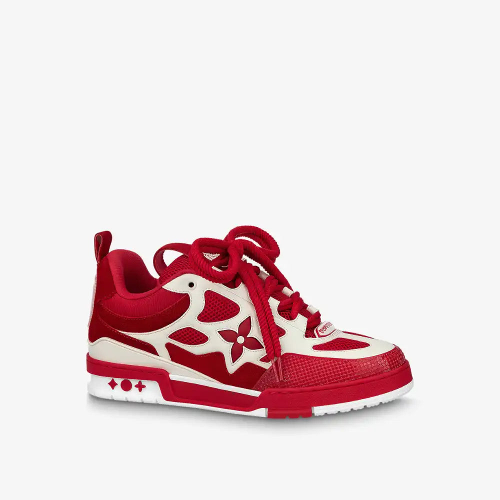 L. Vuitton LV Skate Sneaker Red White