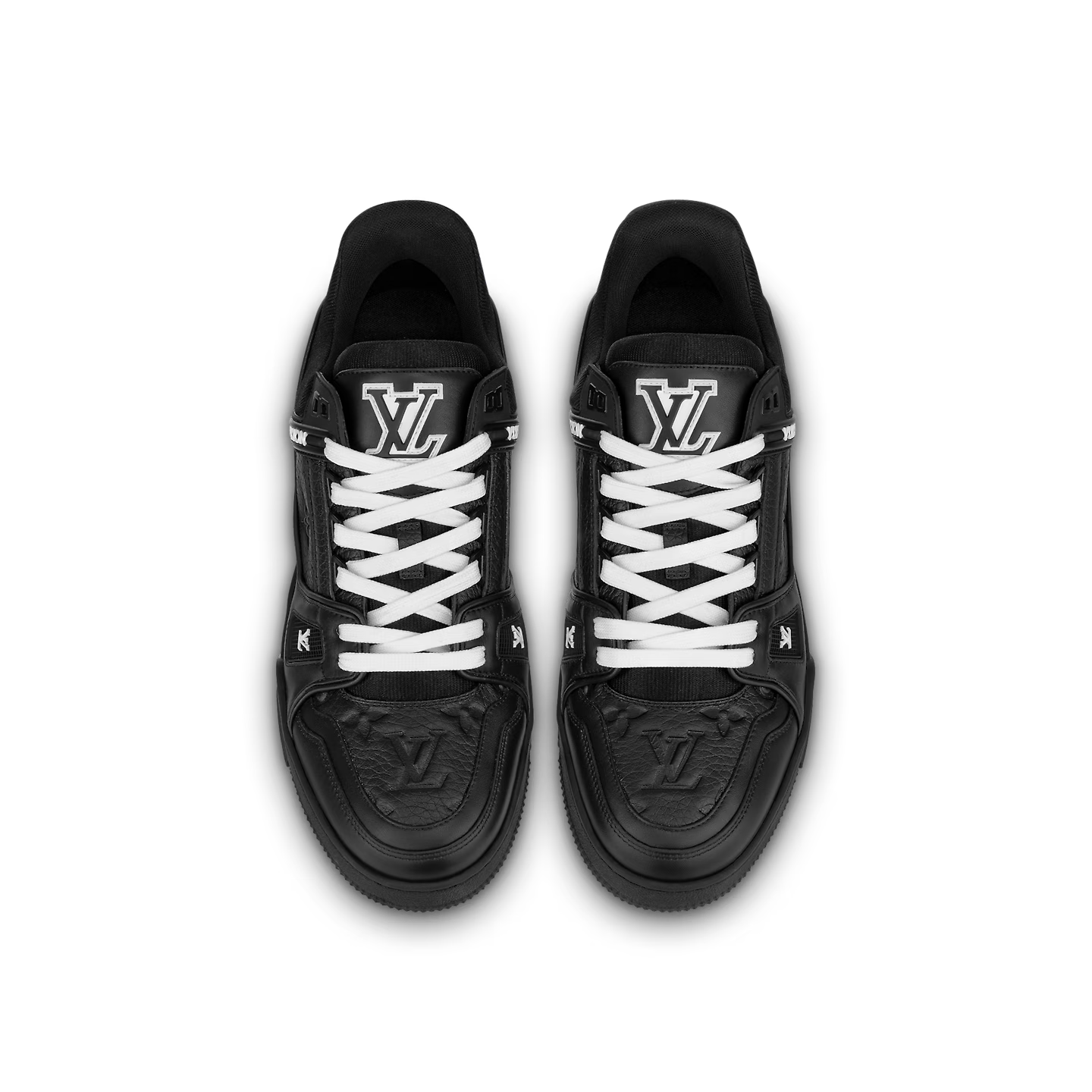 L. Vuitton Trainer Black Embossed Monogram